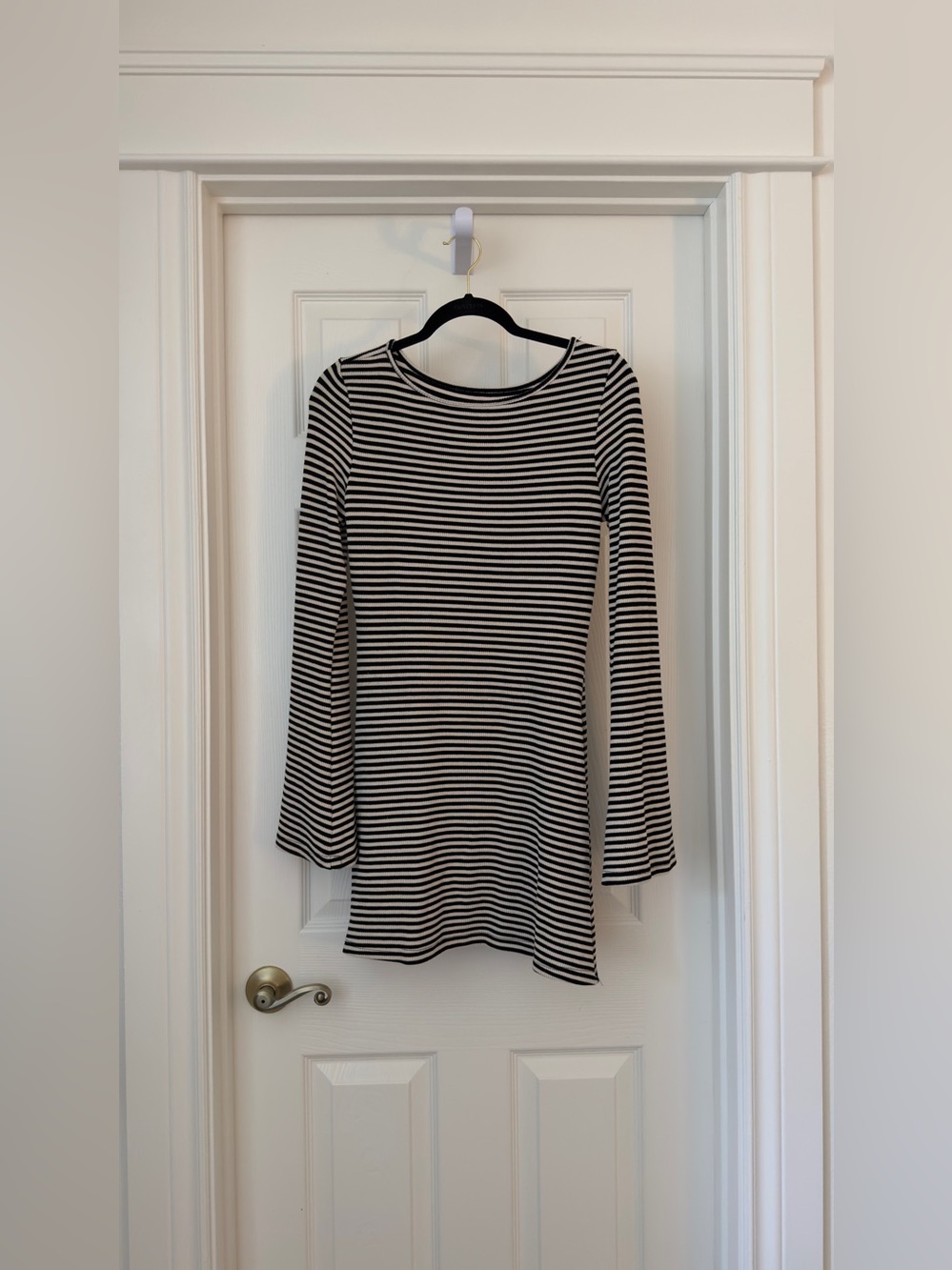 Petal & pup mini dress bell sleeve striped y2k